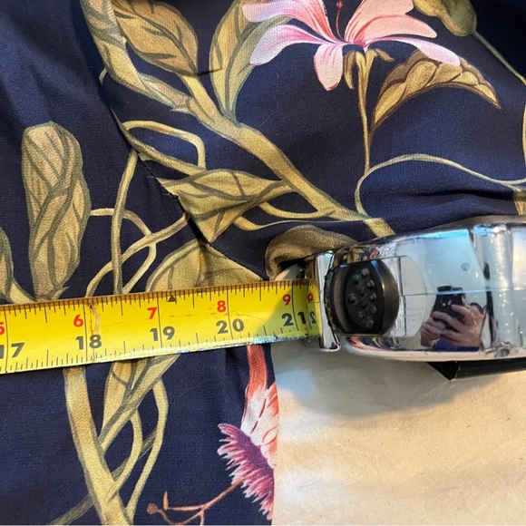 ANN TAYLOR Floral Print Maxi Dress, Size 12, BEAUTIFUL COLOURS, Fall Wedding - Picture 11 of 13